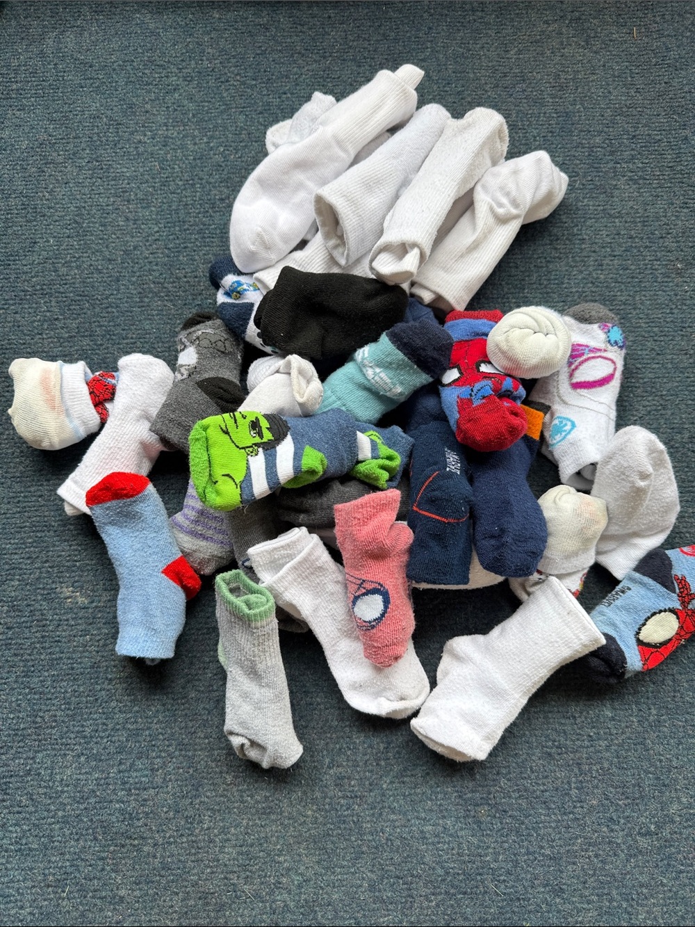 30 pairs of toddler socks 2t